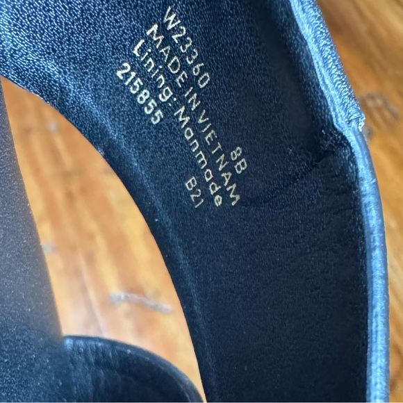 Cole Haan Women Grandpro Rally Leather Crisscross Platform Slide Sandals Black 8 - Picture 10 of 12